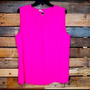kasper size xl pink blouse